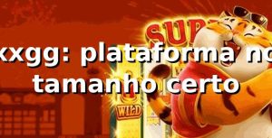 xxgg: plataforma no tamanho certo 🎮